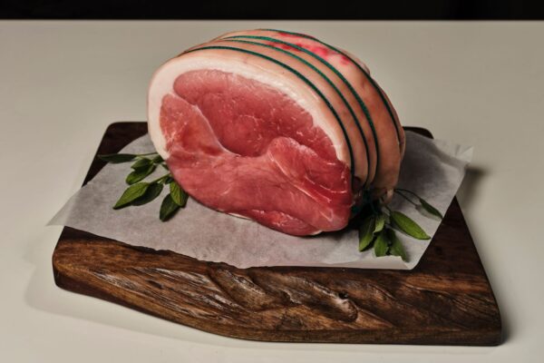 Irish raw gammon leg ham